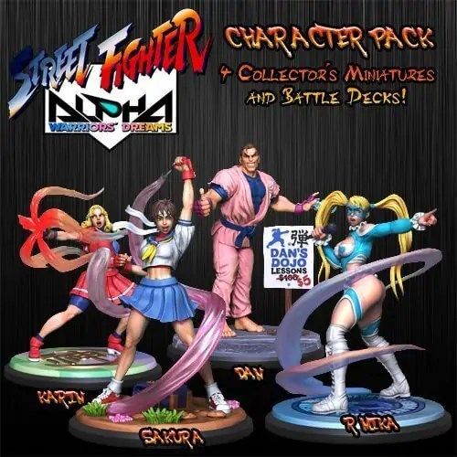 Street Fighter Miniatures Game Alpha Character Pack  Common Ground Games   