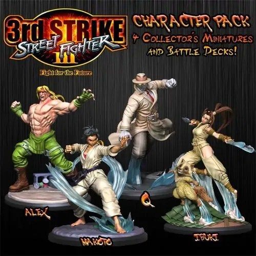 Street Fighter Miniatures Game Street Fighter III 3rd Strike Character Pack  Common Ground Games   