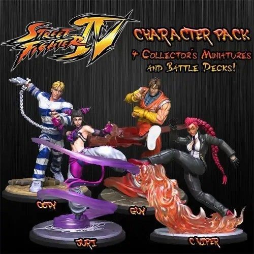 Street Fighter Miniatures Game Street Fighter IV Character Pack  Common Ground Games   