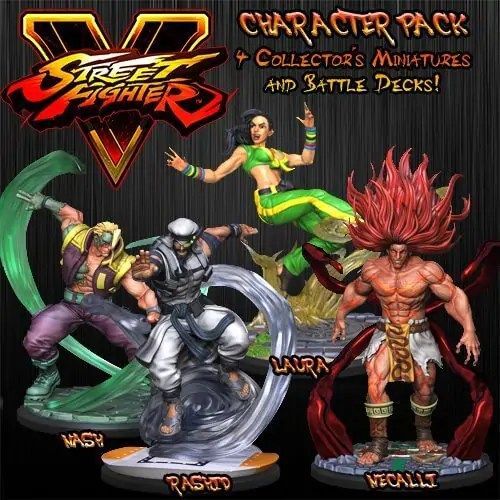 Street Fighter Miniatures Game Street Fighter V Character Pack  Common Ground Games   