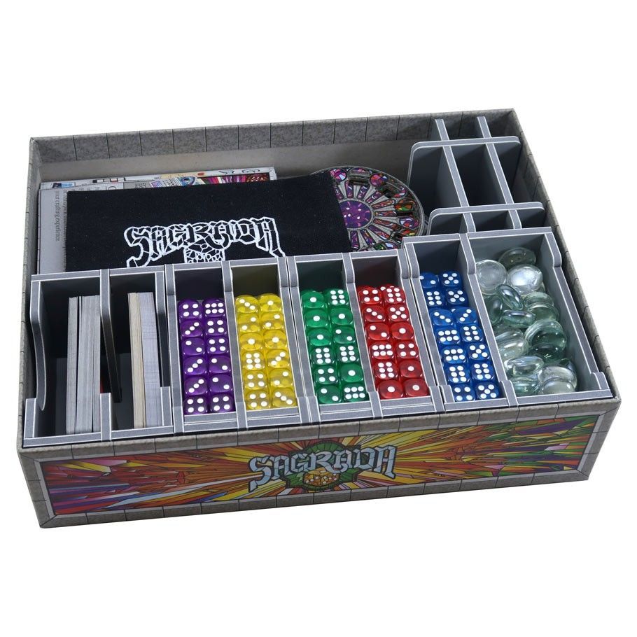 Folded Space Box Insert Sagrada Board Game Organization Folded Space