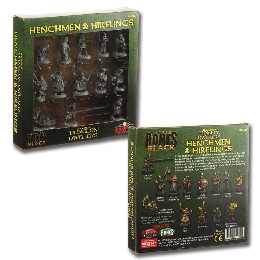 44149 Bones Henchmen & Hirelings Miniatures Reaper Miniatures   