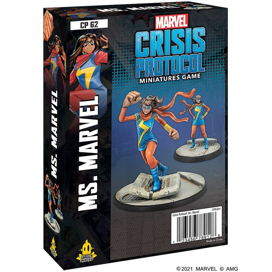 Marvel Crisis Protocol Ms. Marvel Miniatures Atomic Mass Games   