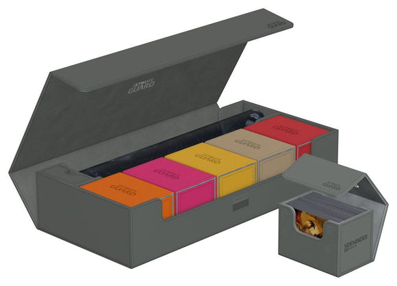 Ultimate Guard SuperHive 550+ Deck Box Xenoskin Grey (11266) Supplies Ultimate Guard   