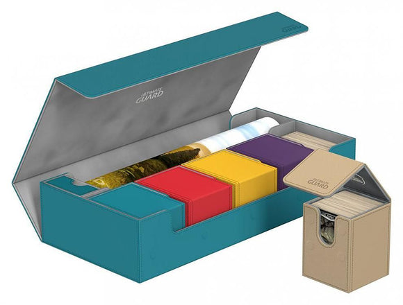 Ultimate Guard SuperHive 550+ Deck Box Xenoskin Petrol (11267) Supplies Ultimate Guard   