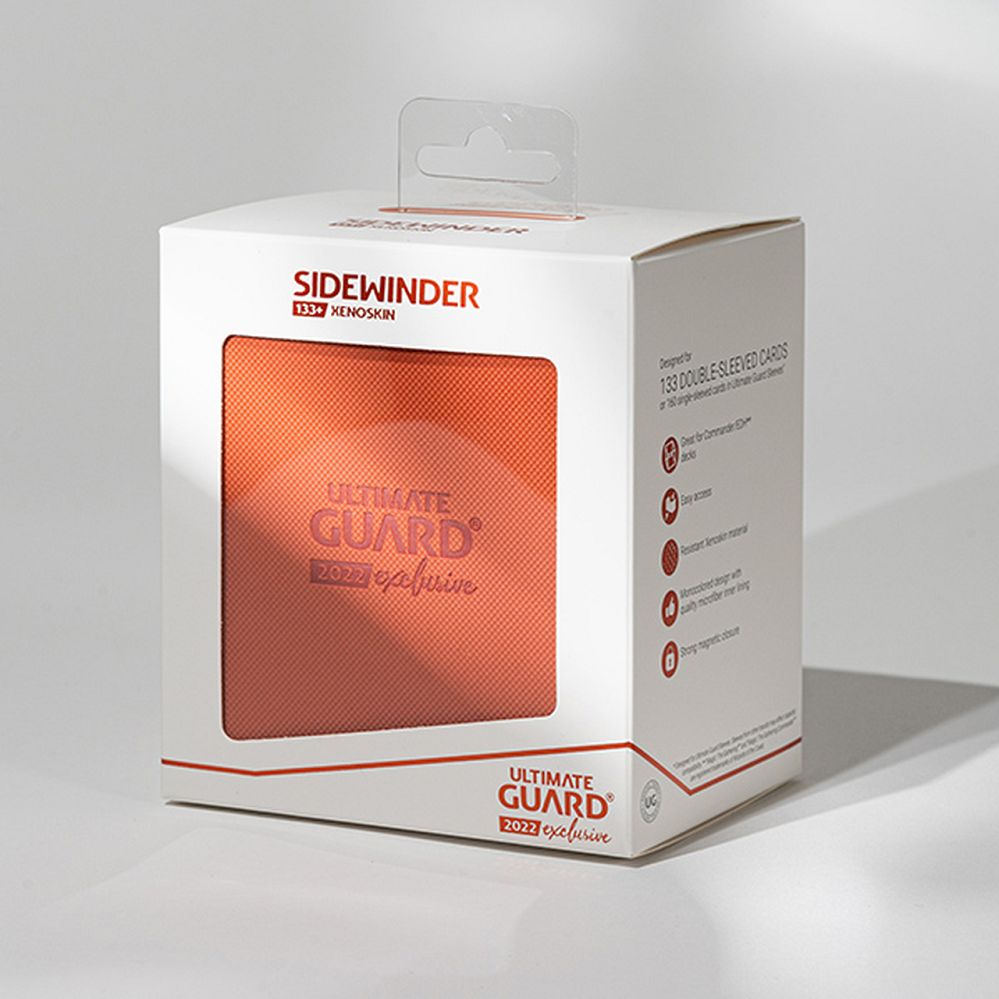 Ultimate Guard 2022 SideWinder 133+ Deck Box Orange (11285) Supplies Ultimate Guard   