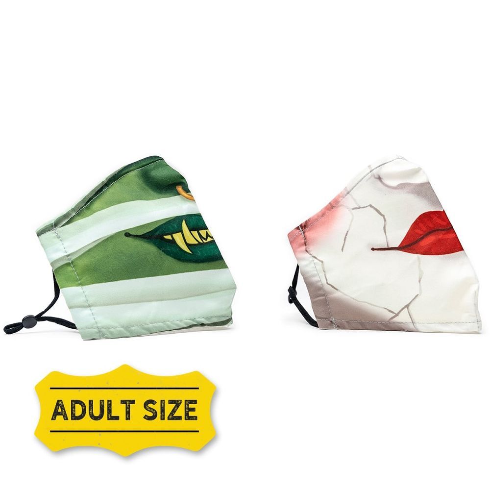Critical Role Adult Size Face Masks - Nott the Brave 2 Pack Clothing & Accessories Darrington Press