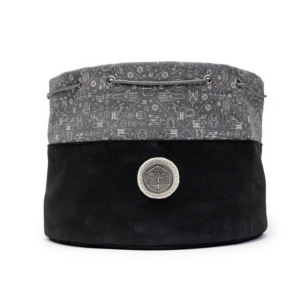 Critical Role Bailey's Bag of Hoarding (Gray) Dice Darrington Press   