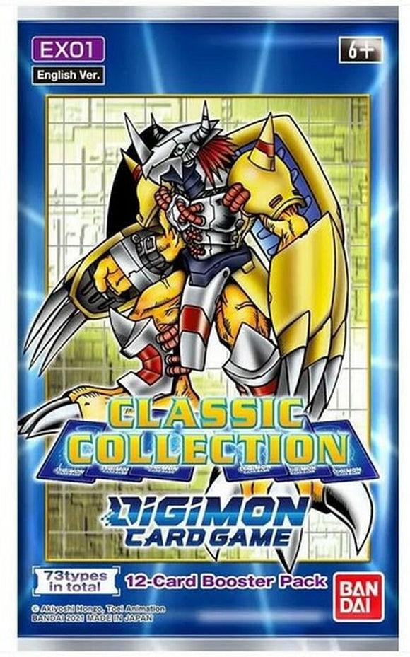 Digimon [EX01] Classic Collection Booster (50% off) Trading Card Games Common Ground Games   