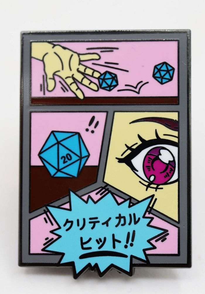 Manga Panel Pin (AnimeNYC '21) Clothing & Accessories Foam Brain Games