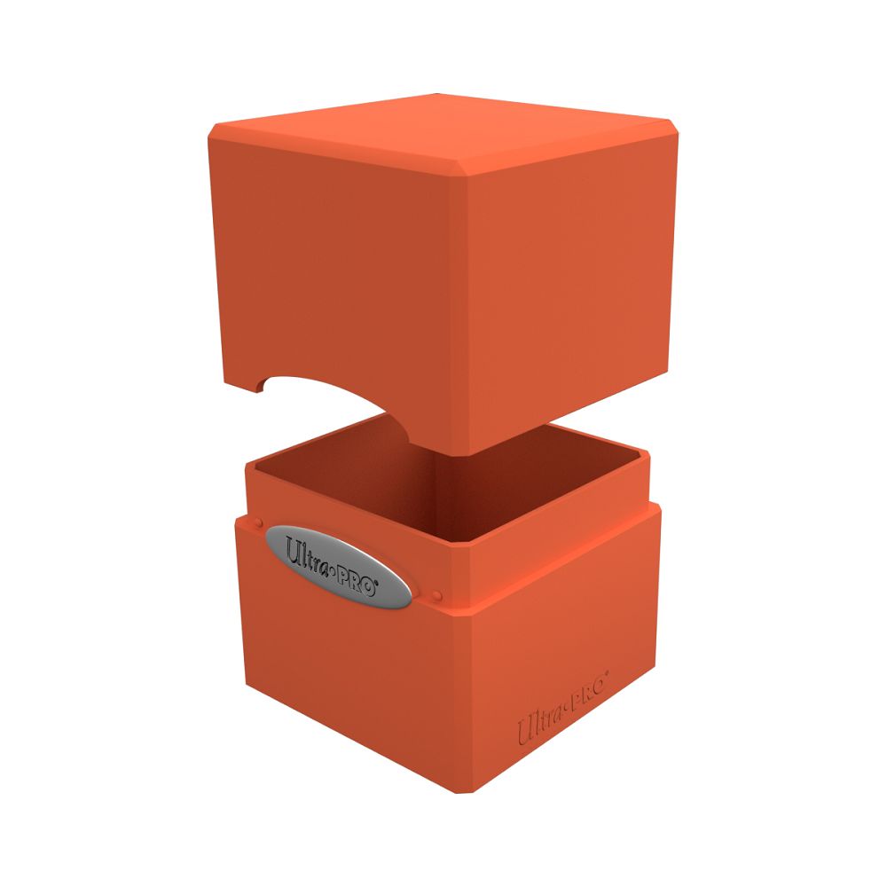 Ultra Pro Satin Cube Deck Box Pumpkin Orange (15591) Supplies Ultra Pro   