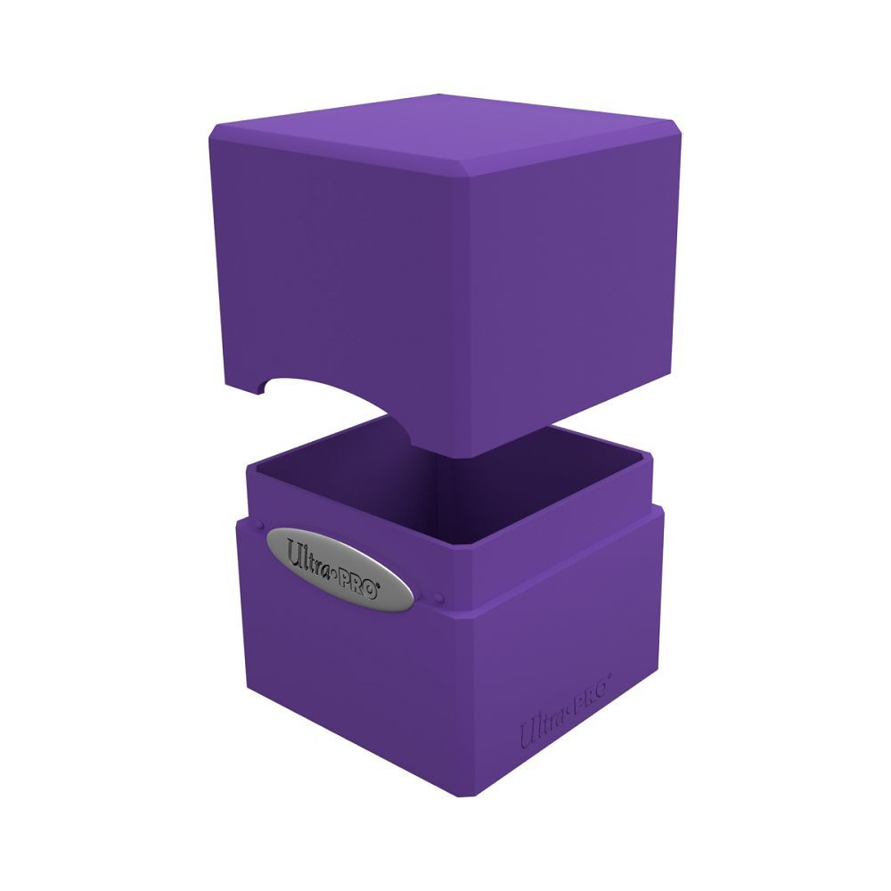 Ultra Pro Satin Cube Deck Box Royal Purple (15593) Supplies Ultra Pro DB Satin Cube Royal Purple