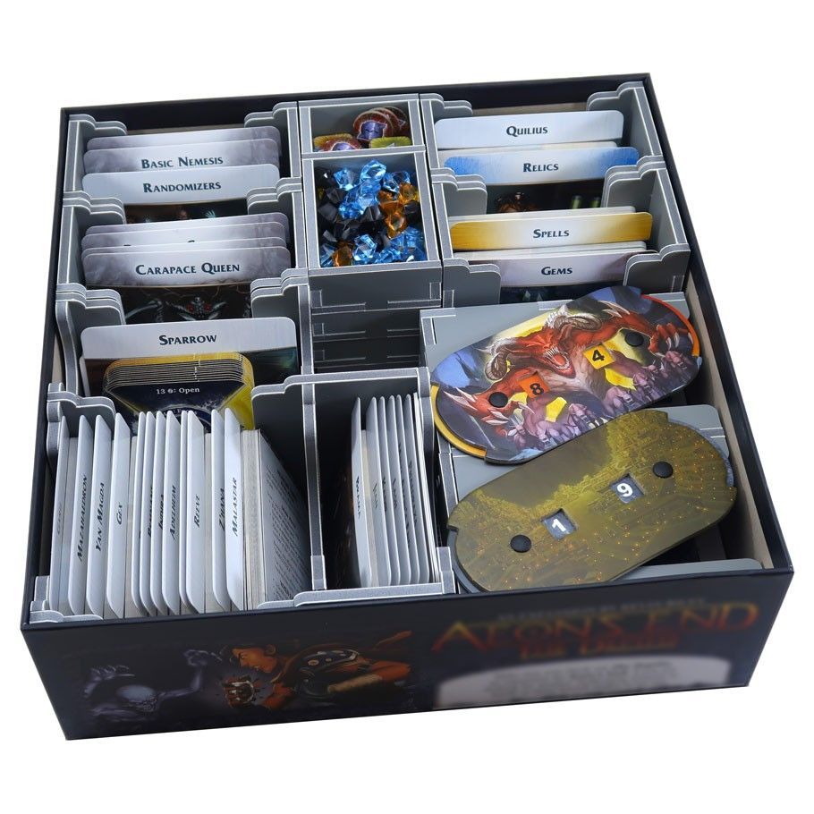 Folded Space Box Insert Aeons End V2 Board Game Organization Folded Space