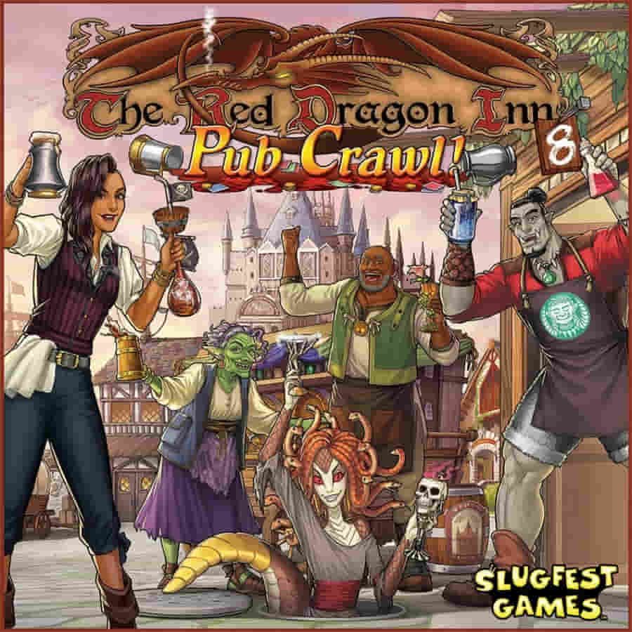 Red Dragon Inn 8: Pub Crawl Card Games SlugFest Games