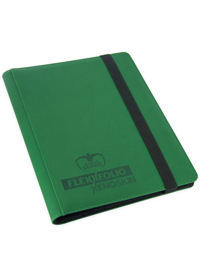 Ultimate Guard 9-Pocket FlexXfolio Xenoskin Binder Green (10206) Supplies Ultimate Guard   