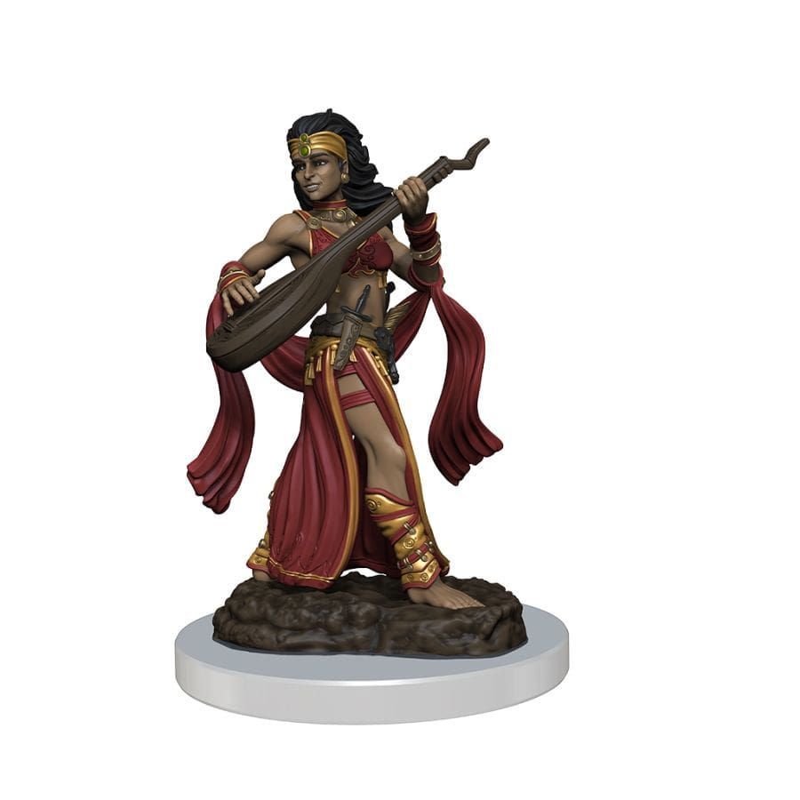 Pathfinder Battles Premium Female Human Bard (77518) Miniatures WizKids   