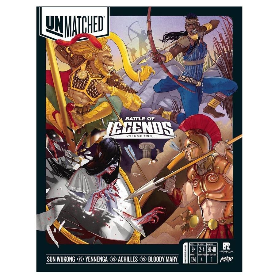 Unmatched: Battle of Legends V2 Board Games Restoration Games