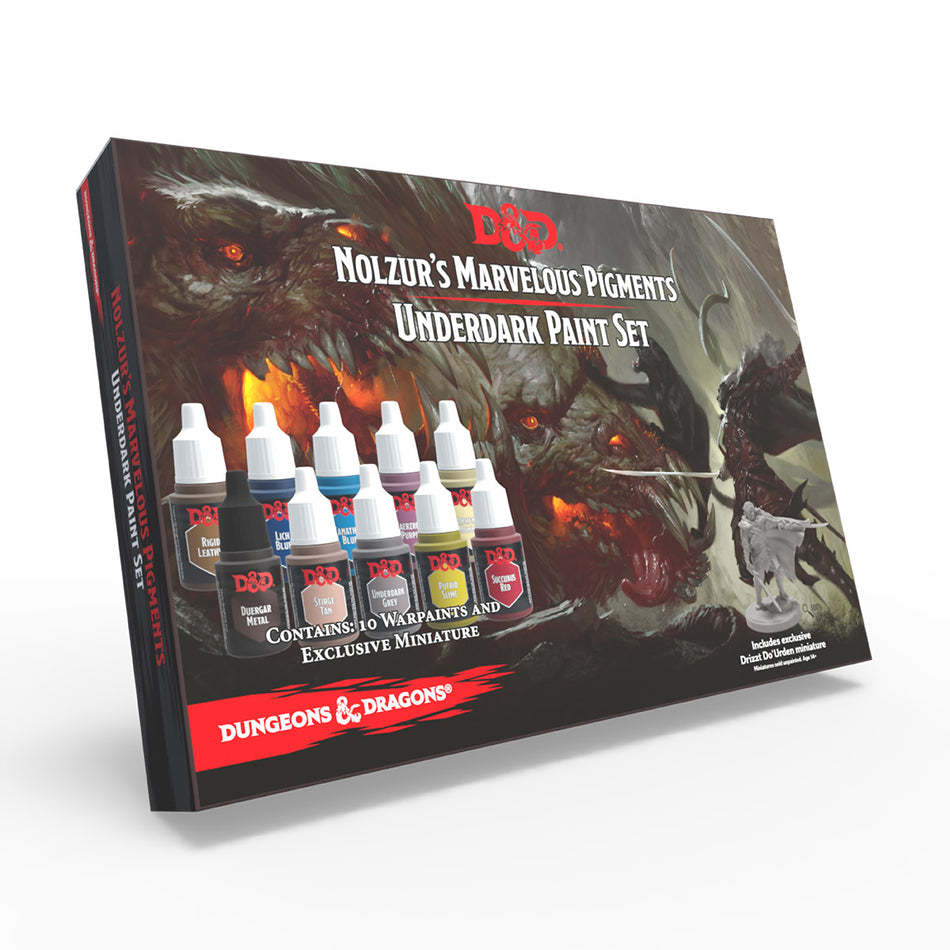 D&D Nolzur's Marvelous Pigments Underdark Paint Set Paints Army Painter   