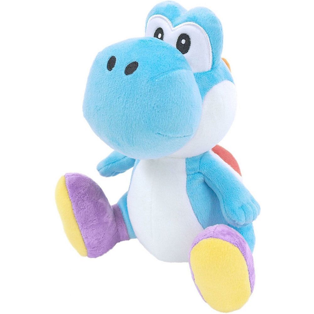 Little Buddy Super Mario Bros Light Blue Yoshi Plush Plushes JBK International   