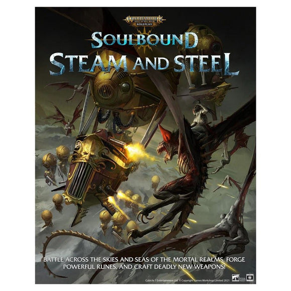 Warhammer Age of Sigmar RPG Soulbound Steam and Steel  Cubicle 7 Entertainment   