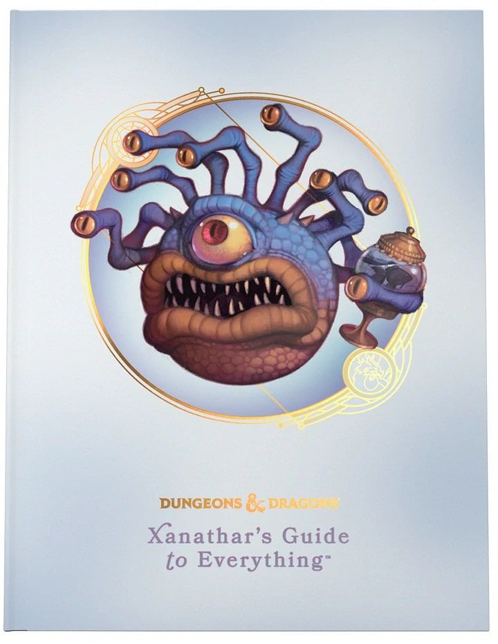 D&D 5e Xanathar's Guide to Everything White Hobby Cover Role Playing Games Wizards of the Coast
