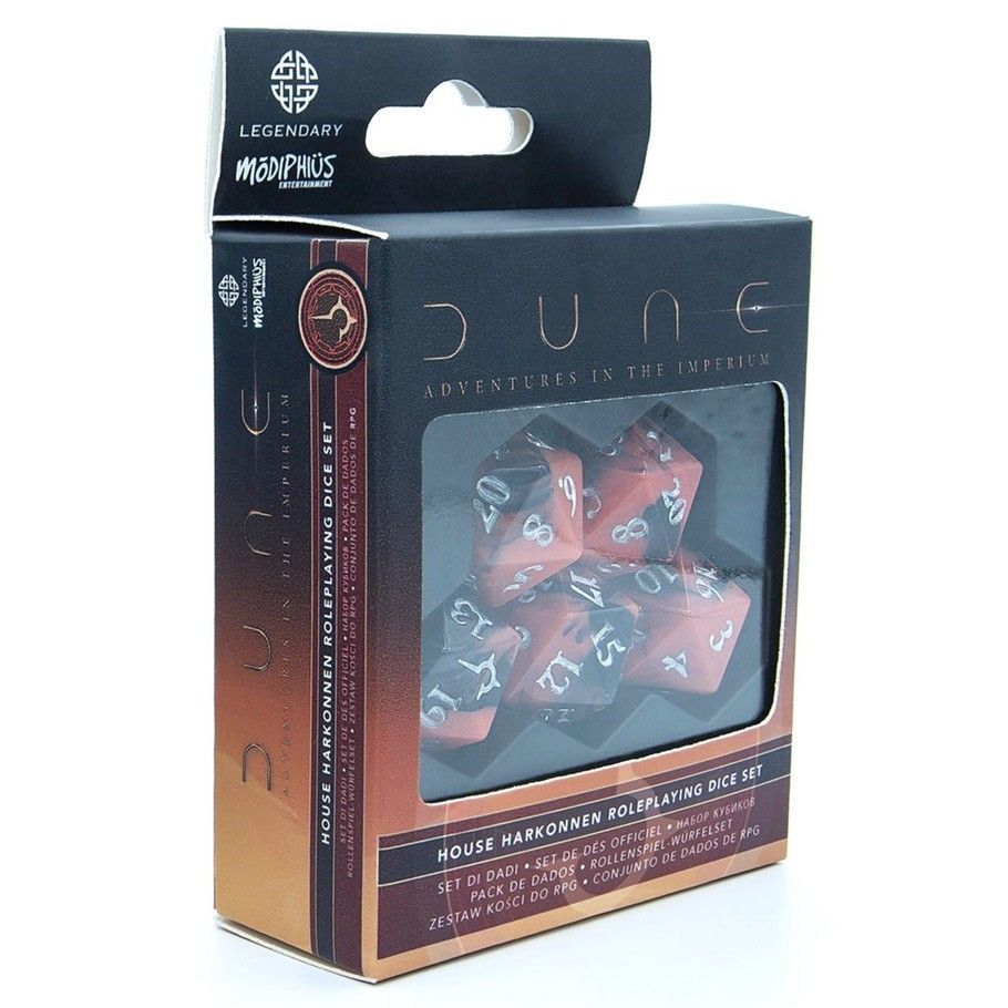 Dune RPG Harkonnen Dice Dice Modiphius Entertainment