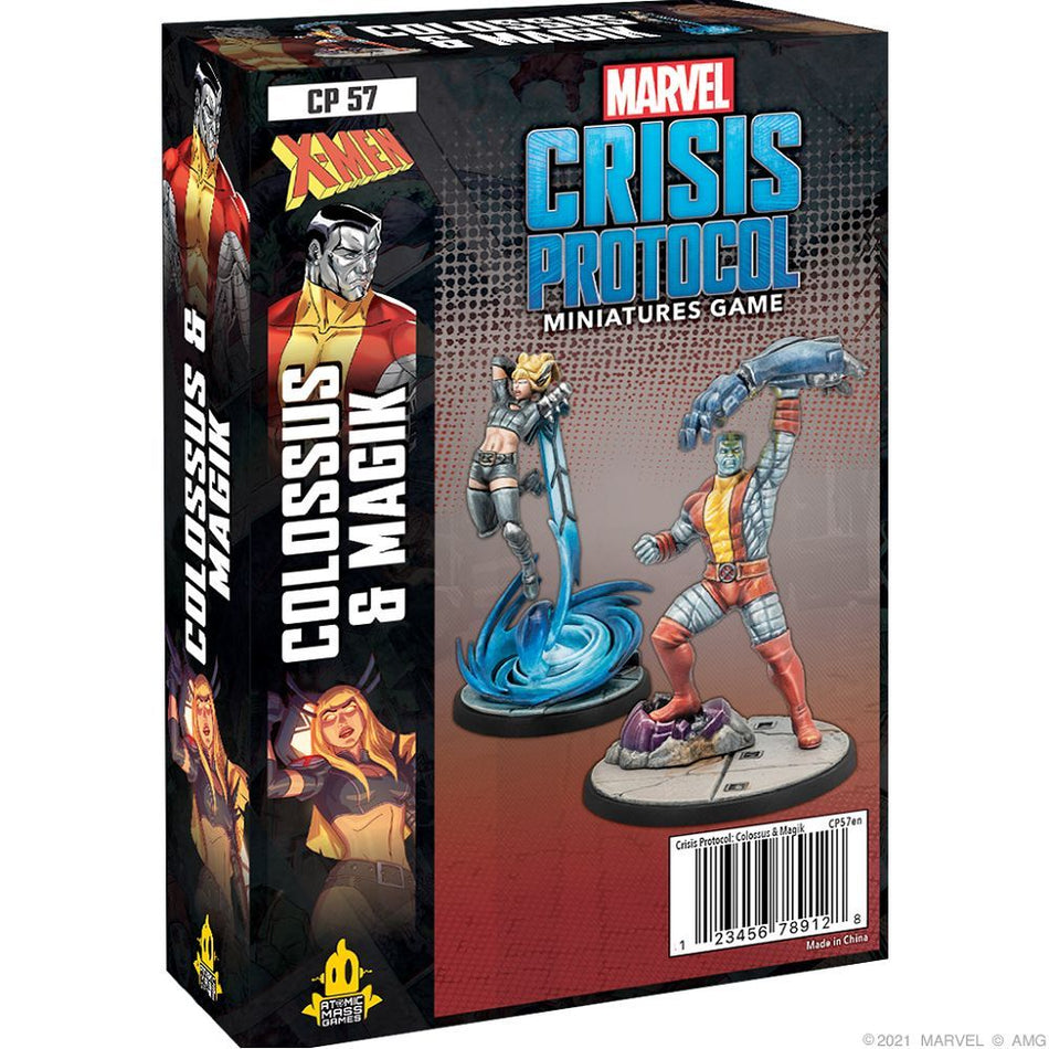 Marvel Crisis Protocol Colossus & Magik Miniatures Atomic Mass Games   
