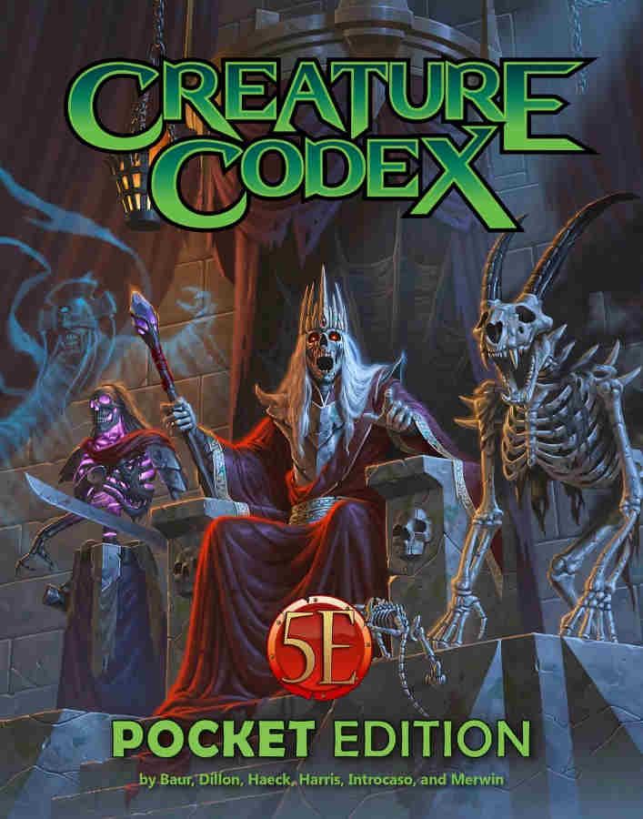 Creature Codex Pocket Edition (5e Compatible) Role Playing Games Kobold Press