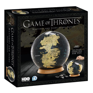 4D Game of Thrones 9" Globe Puzzle  Asmodee   