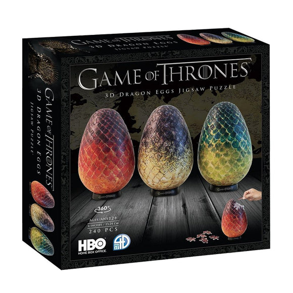4D Game of Thrones Dragon Eggs Jigsaw Puzzle  Asmodee   