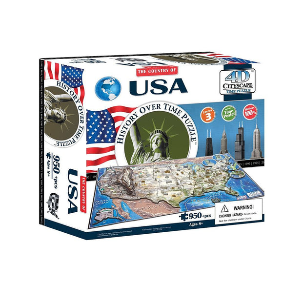 4D Puzzle USA  Asmodee   