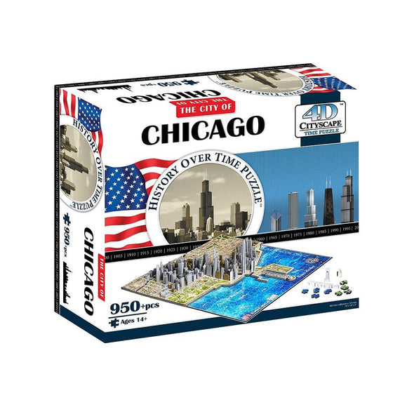 4D Puzzle Chicago  Asmodee   