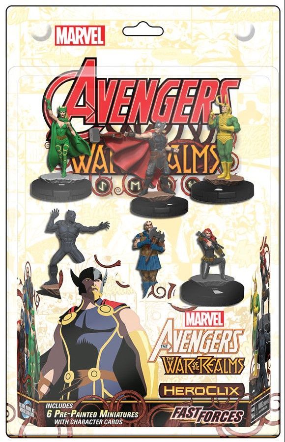 Heroclix Marvel Avengers War of the Realms Fast Forces Miniatures WizKids