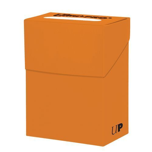 Ultra Pro 80+ Deck Box Pumpkin Orange (85300) Supplies Ultra Pro   