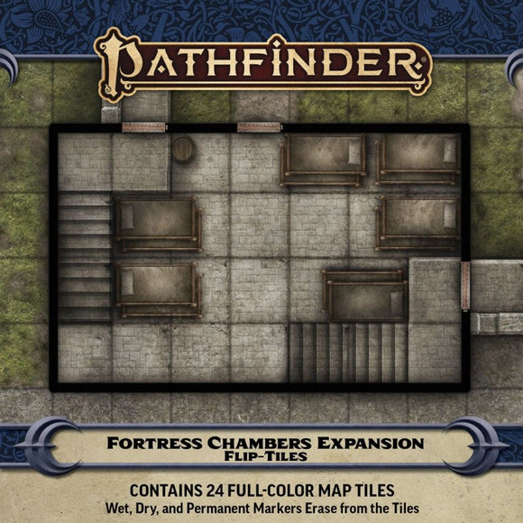 Pathfinder Flip Tiles Fortress Chambers Expansion RPG Maps Paizo   