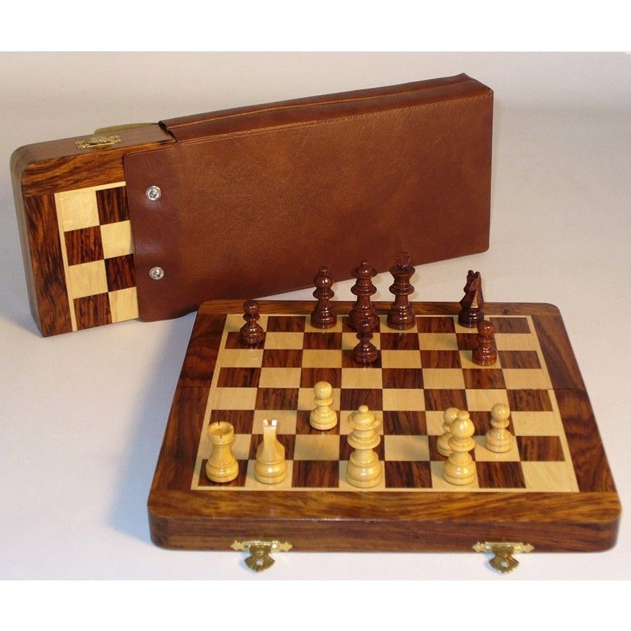 10" Magnetic Folding Chess Board Games WorldWise Imports   