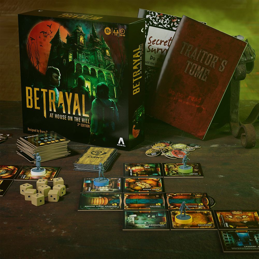 Betrayal at The House on the Hill 3rd Edition Board Games Hasbro