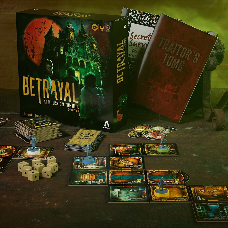 Betrayal at The House on the Hill 3rd Edition Board Games Hasbro