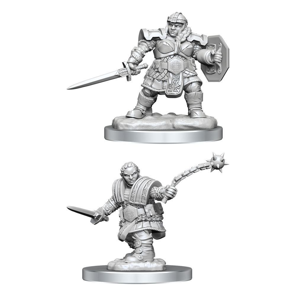 Nolzur's Marvelous 90406 F Dwarf Fighter Miniatures WizKids   