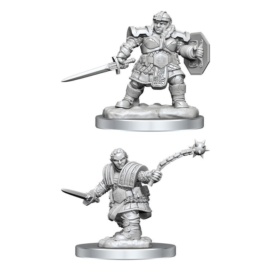 Nolzur's Marvelous 90406 F Dwarf Fighter Miniatures WizKids   