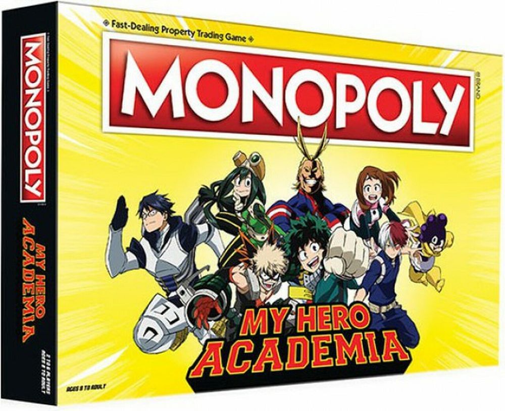 Monopoly My Hero Academia Board Games USAopoly
