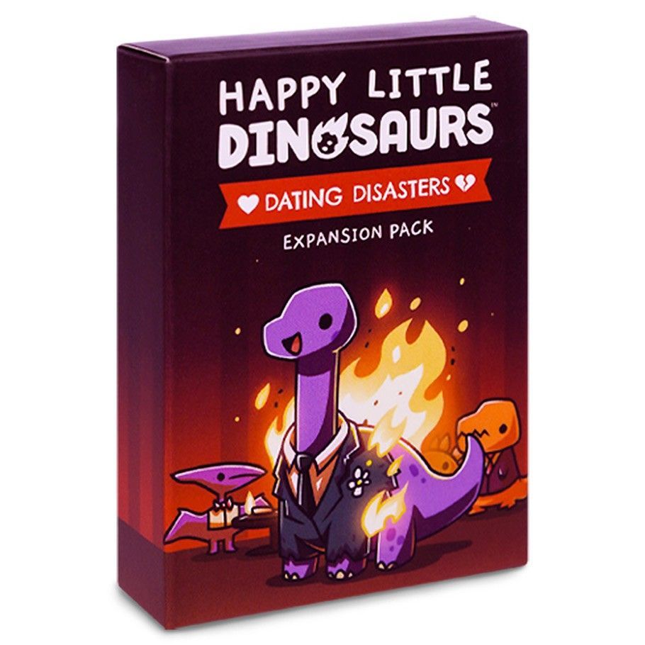 Happy Little Dinosaurs: Dating Disasters Expansion Card Games TeeTurtle   