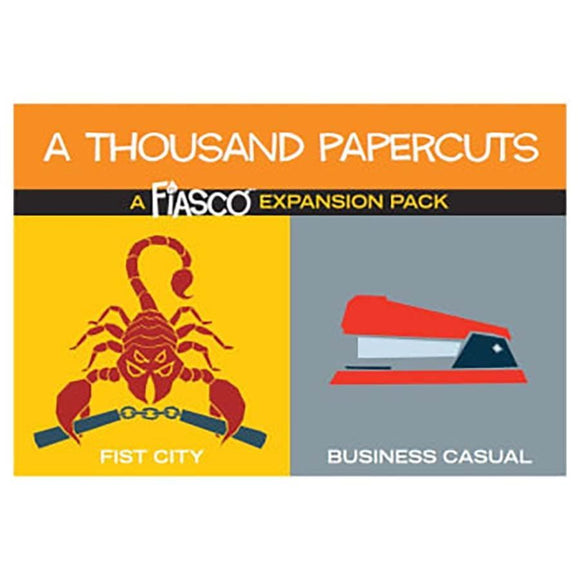 Fiasco Thousand Papercuts  Bully Pulpit Games   