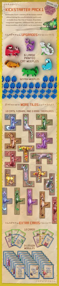 Isle of Cats Kickstarter Pack 1 Board Games City of Games   