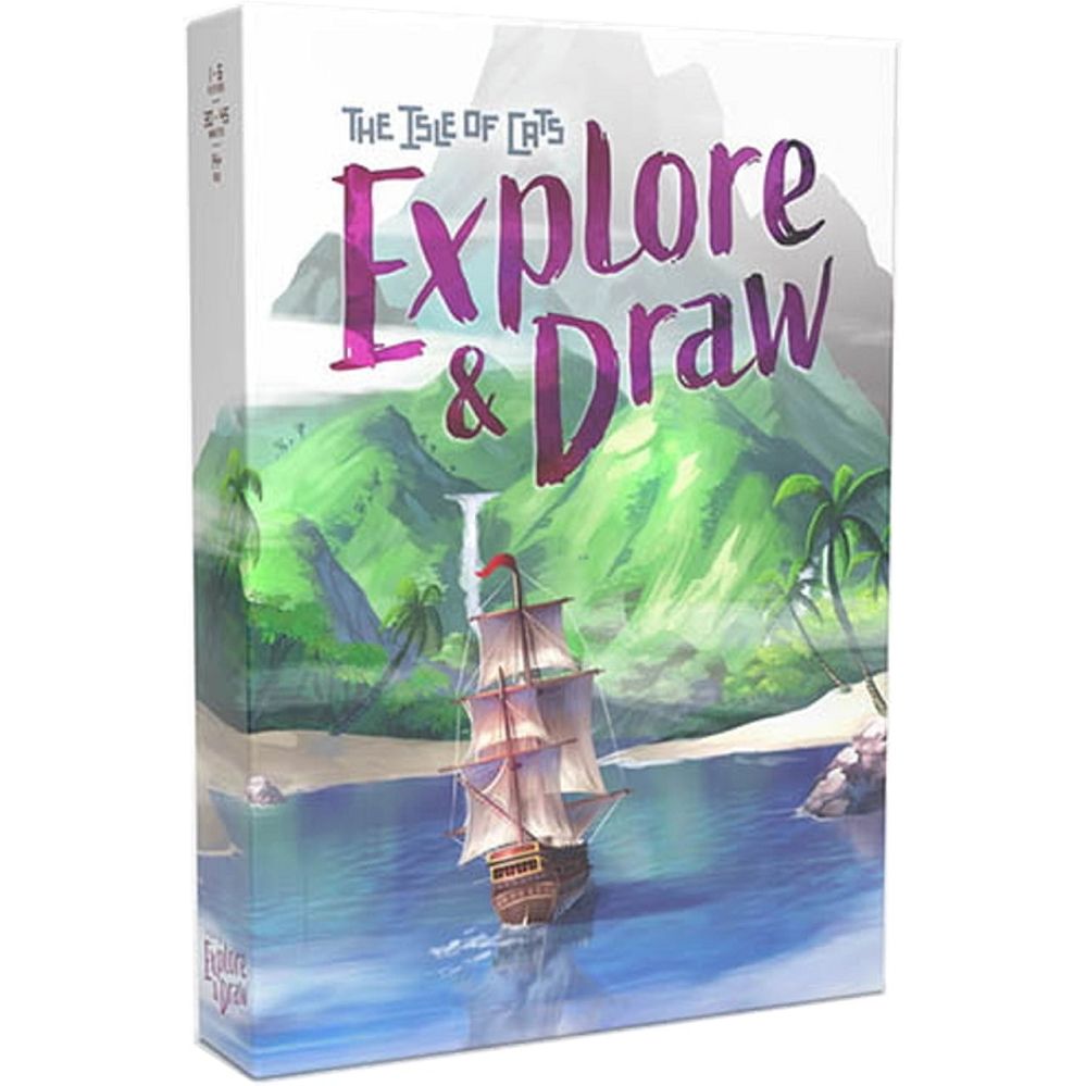 Isle of Cats: Explore & Draw Game Kickstarter Ediiton Board Games City of Games   