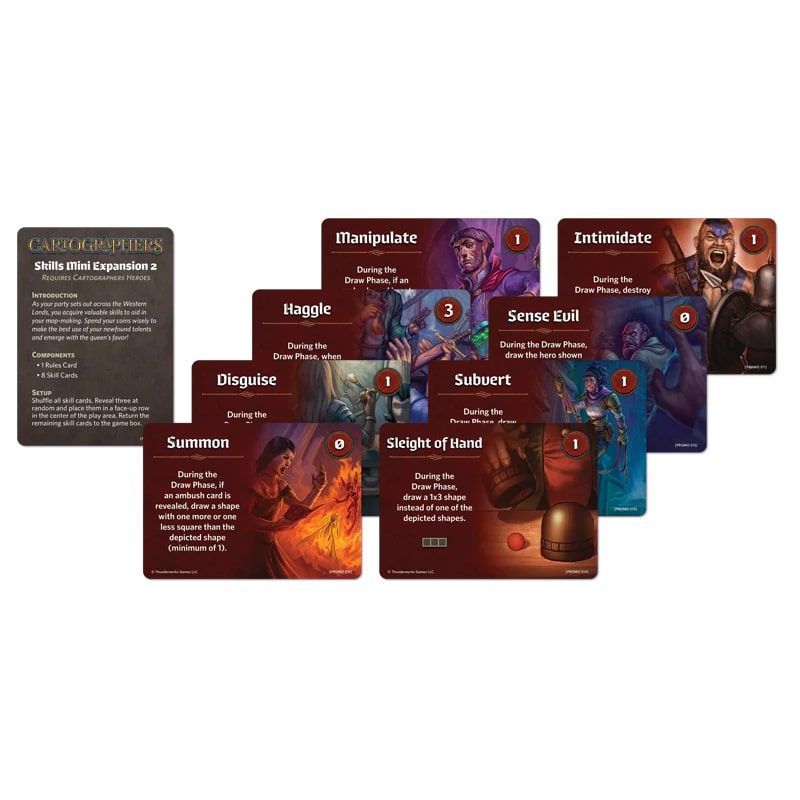Cartographers Ambush Mini Expansion Board Games Thunderworks Games   