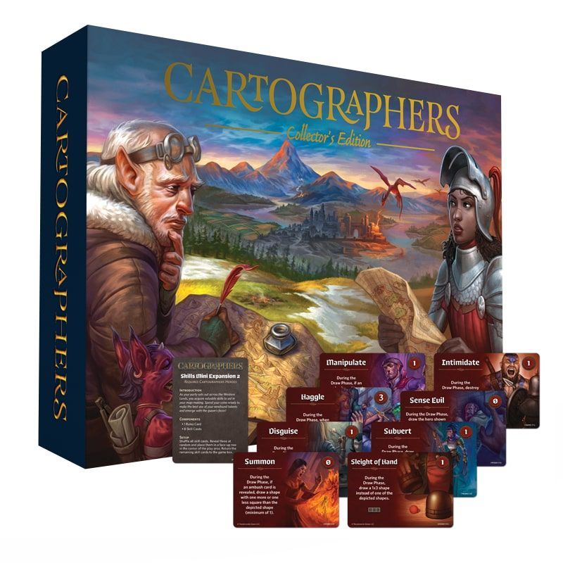 Cartographers Heroes Collector's Edition Board Games Thunderworks Games   