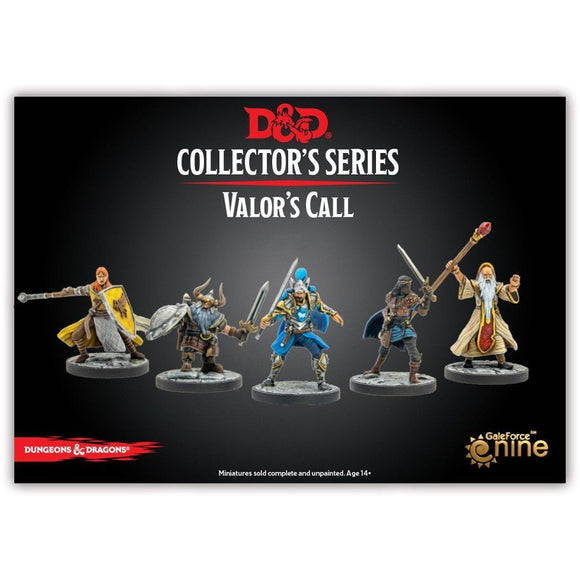 D&D Collector's Series Wild Beyond the Witchlight Valor's Call Unpainted Miniatures Set  Gale Force Nine   