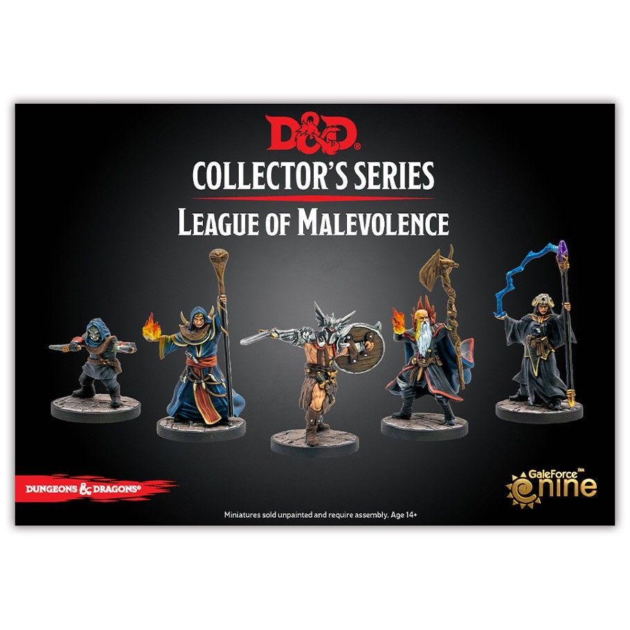 D&D Collector's Series Wild Beyond the Witchlight League of Malevolance Miniatures Gale Force Nine