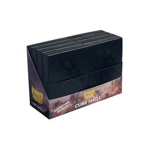 Dragon Shield 8ct Cube Shell Deck Boxes Black (30524) Supplies Arcane Tinmen   